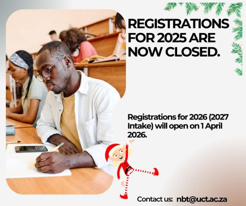Welcome - Registration For The 2027 Intake Cycle Is Now Open.